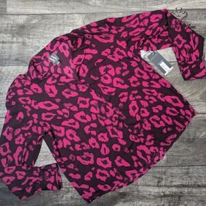 Worthington Long Sleeve Button Down Blouse Size L